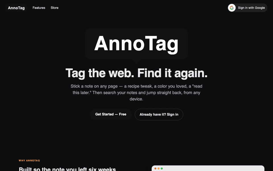 AnnoTag screenshot